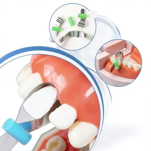 Ceonam Metal Matrix Bands Dental Restoration Kit 50pcs Double‑Sided-2