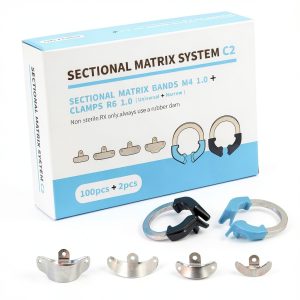 Orthodontic Matrix Kit Kouyot with 100 Straps and R6 1.0 Fixture-0