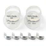 50PCS Dental Sectional Contoured Matrices Matrix Bands, M4 Dental Matrix Bands, Dental Matrix Bands for Dental Restorations (5.5mm, 2)-0