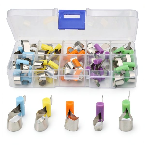 Dental Metal Matrix Bands Vocadok Orthodontic 50pcs Multicolor-0