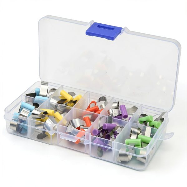 Dental Metal Matrix Bands Vocadok Orthodontic 50pcs Multicolor-5