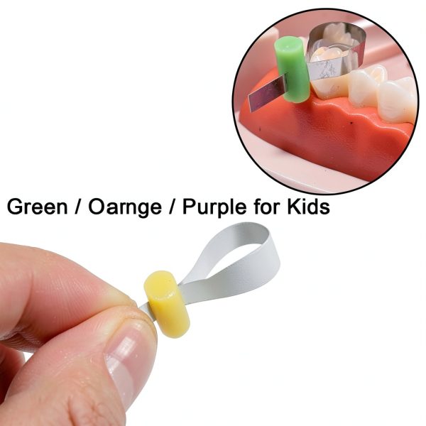 Dental Metal Matrix Bands Vocadok Orthodontic 50pcs Multicolor-2