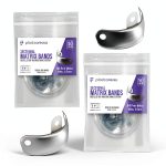 100 4.5mm M4 Decidious (Medium) Dental Metal Matrices Sectional Contoured Matrix Refills by PlastCare USA-0